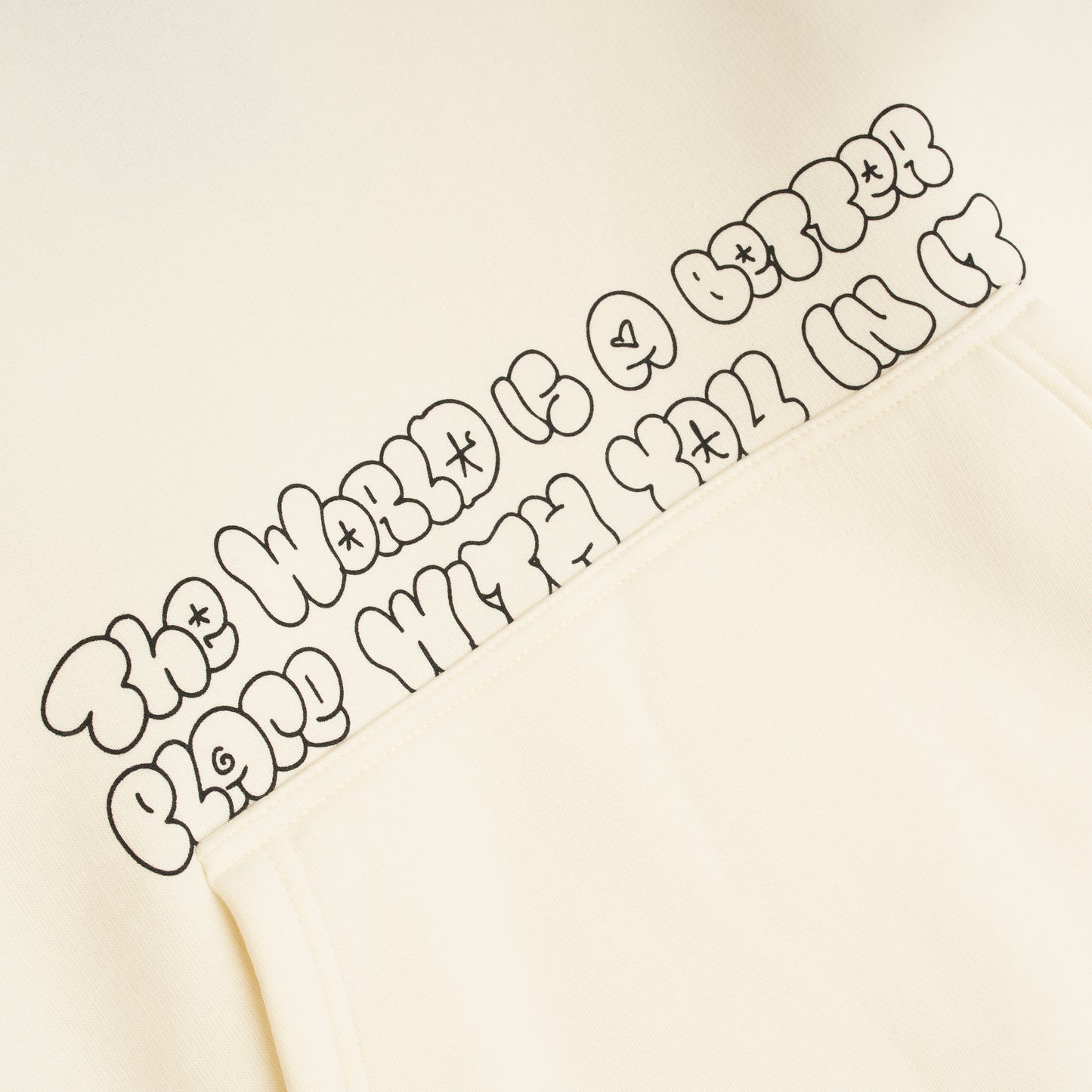 MAE27xMurWalls // the world is a better place with you in it hoody