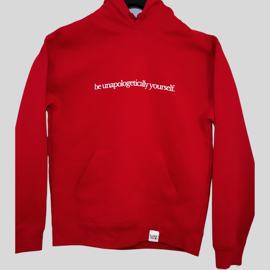 chilli red // be unapologetically yourself. // ADULTS HOODY